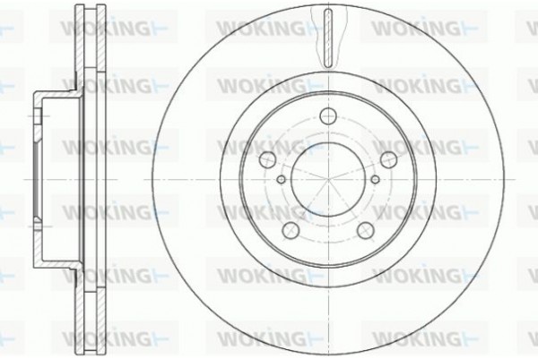 Woking Δισκόπλακα - D6715.10