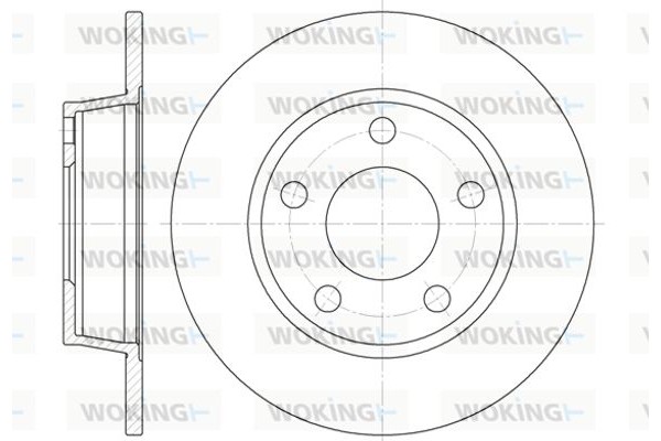 Woking Δισκόπλακα - D6723.00