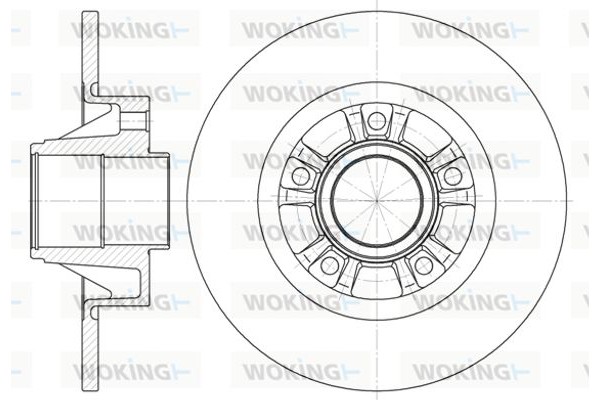 Woking Δισκόπλακα - D6733.00