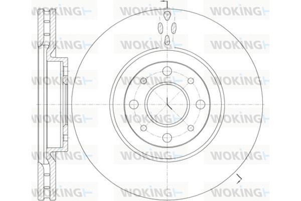 Woking Δισκόπλακα - D6734.10