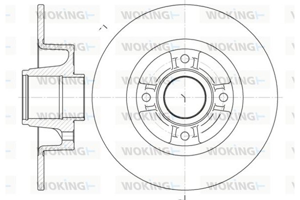 Woking Δισκόπλακα - D6750.00