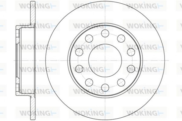 Woking Δισκόπλακα - D6753.00