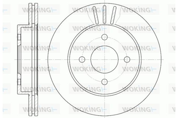 Woking Δισκόπλακα - D6761.10