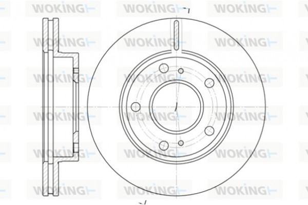 Woking Δισκόπλακα - D6797.10