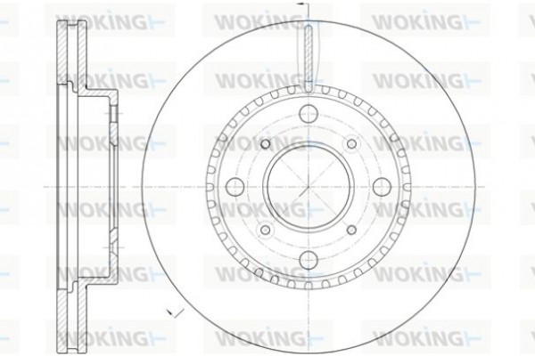 Woking Δισκόπλακα - D6804.10