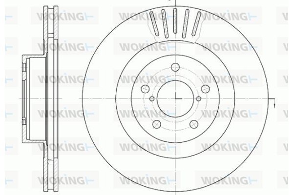 Woking Δισκόπλακα - D6816.10