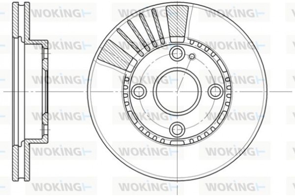 Woking Δισκόπλακα - D6834.10