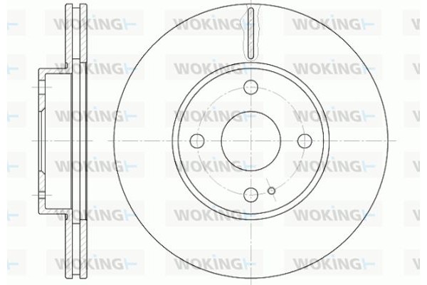 Woking Δισκόπλακα - D6843.10