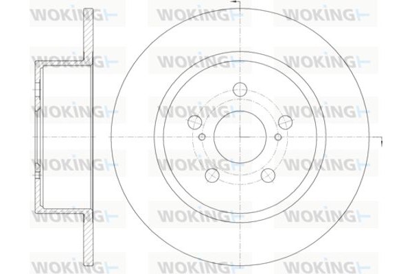 Woking Δισκόπλακα - D6878.00