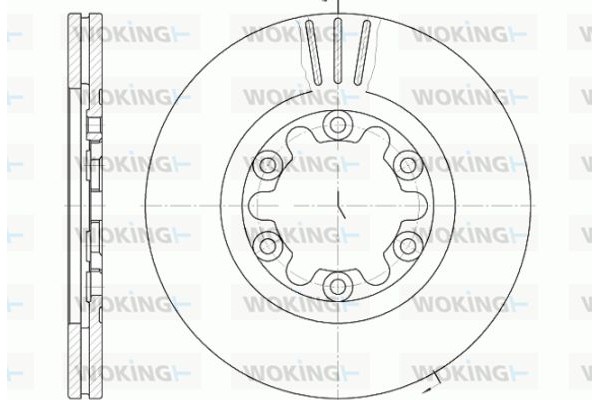 Woking Δισκόπλακα - D6882.10