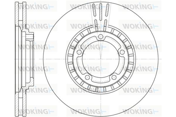 Woking Δισκόπλακα - D6884.10