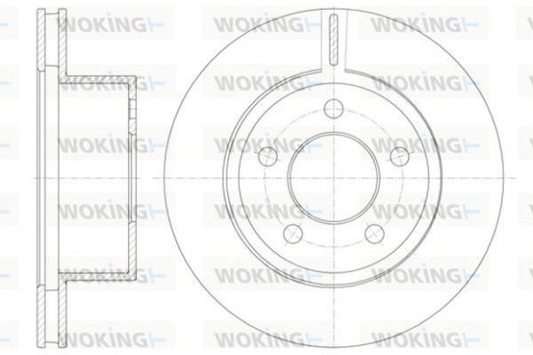 Woking Δισκόπλακα - D6886.10