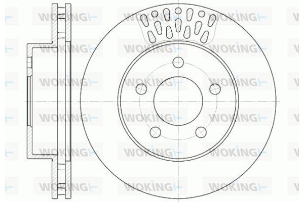 Woking Δισκόπλακα - D6895.10