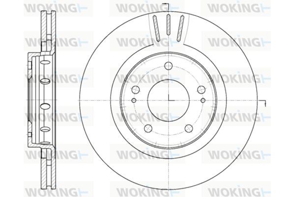 Woking Δισκόπλακα - D6896.10