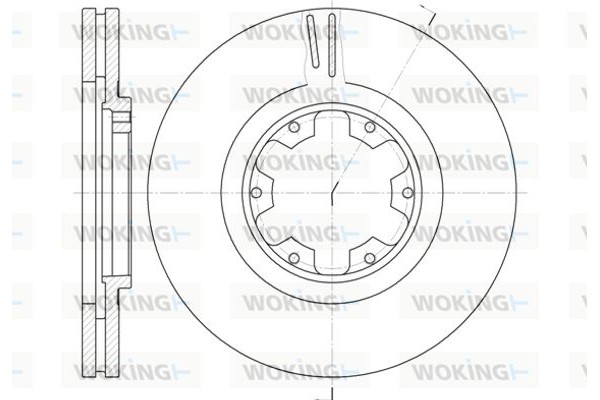 Woking Δισκόπλακα - D6899.10