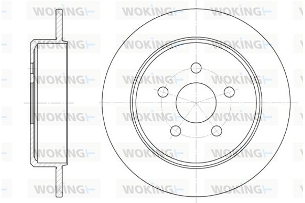 Woking Δισκόπλακα - D6901.00