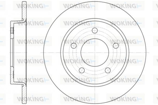 Woking Δισκόπλακα - D6906.00