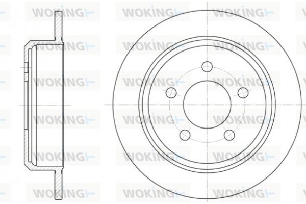 Woking Δισκόπλακα - D6913.00