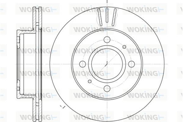 Woking Δισκόπλακα - D6927.10