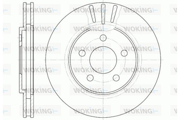 Woking Δισκόπλακα - D6947.10