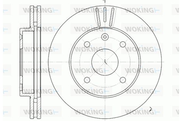 Woking Δισκόπλακα - D6959.10