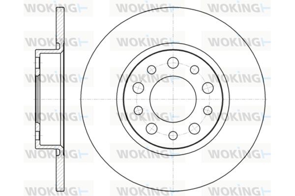 Woking Δισκόπλακα - D6967.00