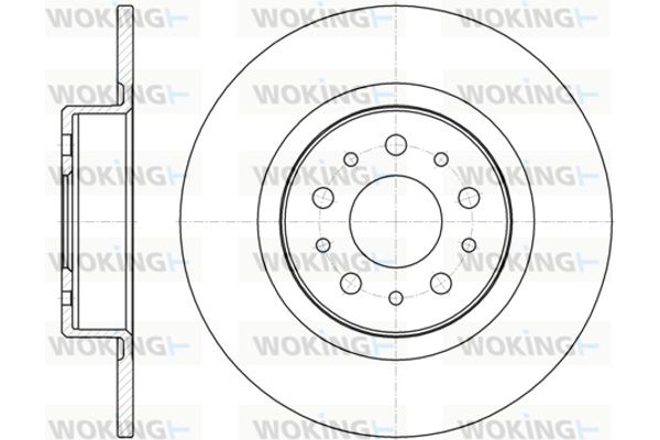 Woking Δισκόπλακα - D6968.00