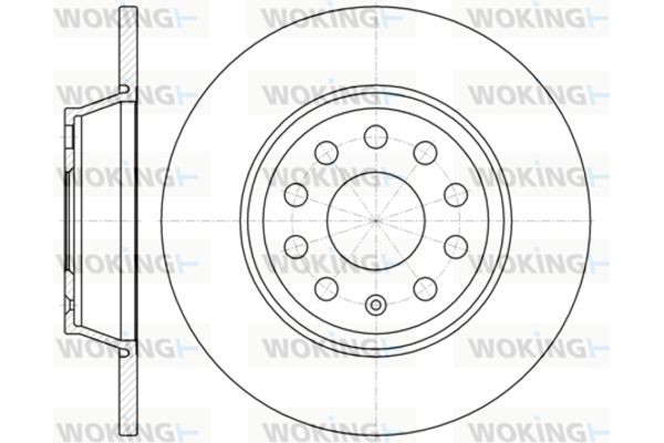 Woking Δισκόπλακα - D6973.00