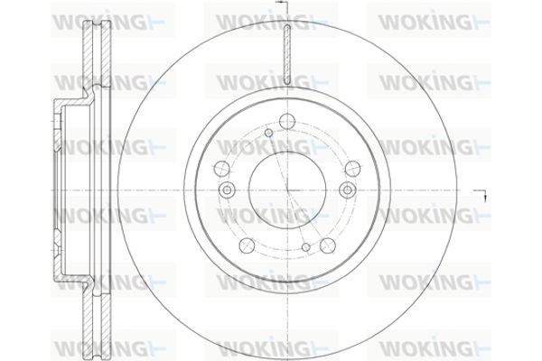 Woking Δισκόπλακα - D6986.10