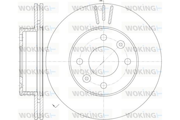 Woking Δισκόπλακα - D6990.10