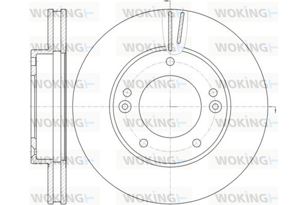 Woking Δισκόπλακα - D6992.10