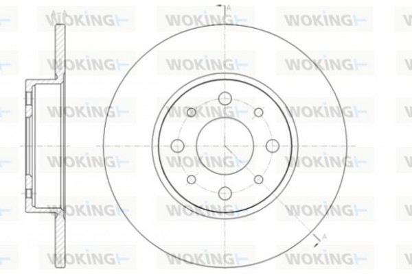 Woking Δισκόπλακα - D61390.00