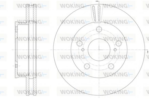 Woking Δισκόπλακα - D61422.10