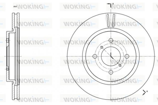 Woking Δισκόπλακα - D61538.10