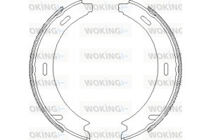 Woking Σετ Σιαγόνων φρένων, Χειρόφρενο - Z4093.00