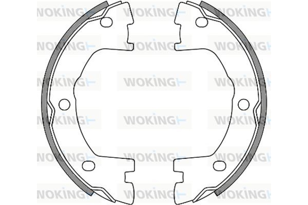 Woking Σετ Σιαγόνων φρένων, Χειρόφρενο - Z4640.00