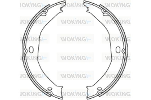 Woking Σετ Σιαγόνων φρένων, Χειρόφρενο - Z4698.00