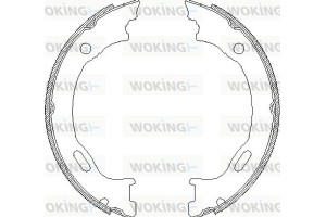 Woking Σετ Σιαγόνων φρένων, Χειρόφρενο - Z4707.01