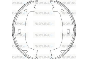 Woking Σετ Σιαγόνων φρένων, Χειρόφρενο - Z4715.00