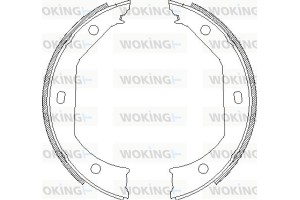 Woking Σετ Σιαγόνων φρένων, Χειρόφρενο - Z4716.00