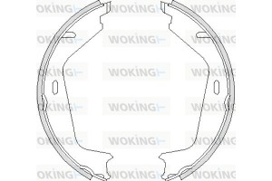 Woking Σετ Σιαγόνων φρένων, Χειρόφρενο - Z4726.00