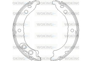 Woking Σετ Σιαγόνων φρένων, Χειρόφρενο - Z4728.00