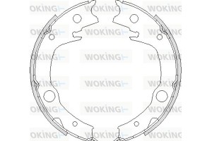 Woking Σετ Σιαγόνων φρένων, Χειρόφρενο - Z4729.00