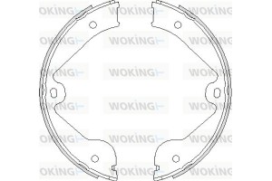 Woking Σετ Σιαγόνων φρένων, Χειρόφρενο - Z4735.00