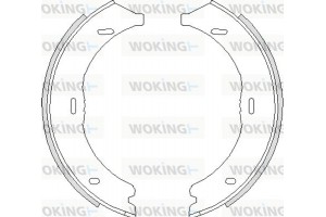 Woking Σετ Σιαγόνων φρένων, Χειρόφρενο - Z4745.00