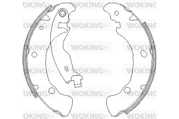 Woking Σετ Σιαγόνων Φρένων - Z4041.00