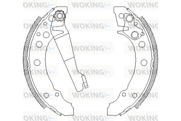 Woking Σετ Σιαγόνων Φρένων - Z4045.00