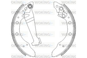 Woking Σετ Σιαγόνων Φρένων - Z4046.00