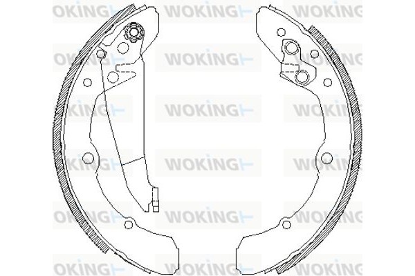 Woking Σετ Σιαγόνων Φρένων - Z4048.00