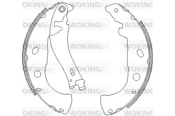 Woking Σετ Σιαγόνων Φρένων - Z4072.00